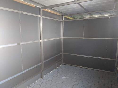 Fahrrad Schuppen von innen - 