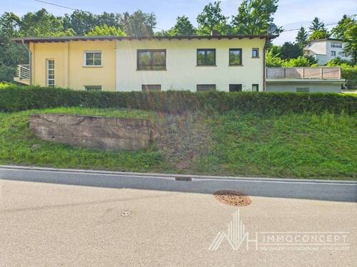 Seitenansicht links - Mehrfamilienhaus, Wohnhaus mit 250,00 m² in Heimbach zum Kaufen