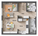 RW 90 - Grundriss Erdgeschoss - 