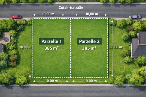 Lageplan - Doppelhaushälfte mit 120,00 m&sup2; in Düsseldorf zum Kaufen