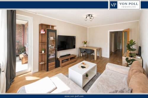 Titelbild - Barrierearme, modernisierte 2-Zi-Whg mit Aufzug, Loggia und Einbauküche im Duisburger Süden