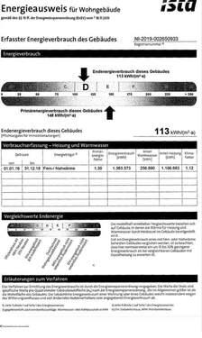 Energieausweis - 