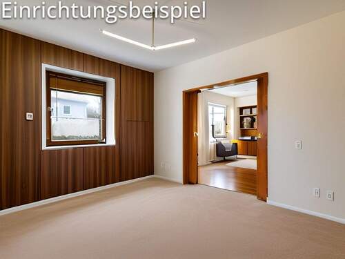 Wohnzimmer - 5 Zimmer Einfamilienhaus in München