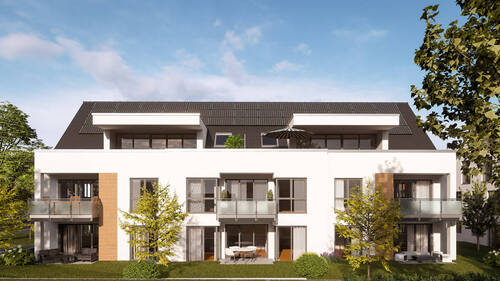 3D_Haus_A_Garten - 2 Zimmer Etagenwohnung in Holzgerlingen