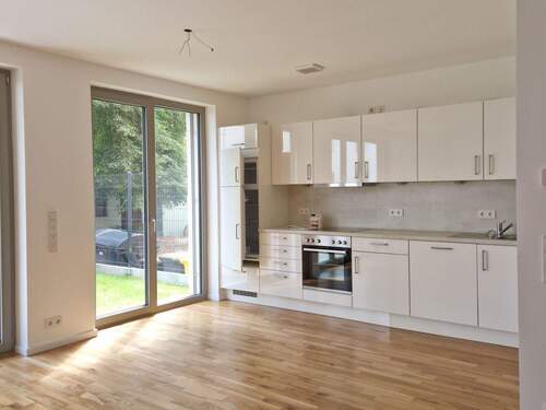 offene Küche - Terrassenwohnung mit 64,00 m&sup2; in Leipzig zur Miete