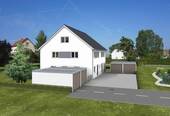 Eingang Giebel Süd.jpg - Doppelhaushälfte mit 144,00 m&sup2; in Berg bei Neumarkt in der Oberpfalz zum Kaufen
