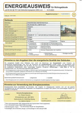 Energieausweis - 
