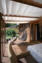 große, überdachte Terrasse - 