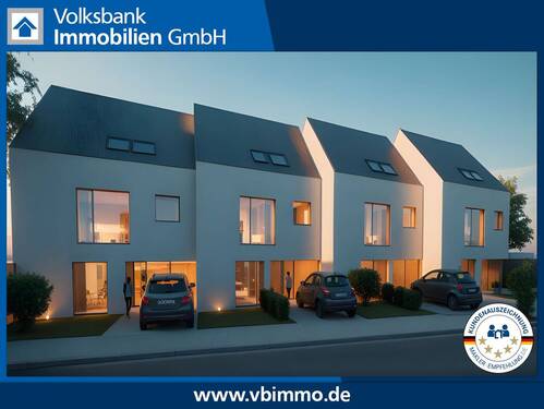 4 Reihenhäuser - Viersen-Dülken: 4 Stadthäuser très chic, VIEEEEL PLAAAATZ mit kleinem Garten und Stellplatz