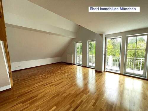 Blick ins Wohnzimmer - 3 Zimmer Etagenwohnung in München