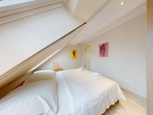 Schlafzimmer auf erster Wohnebene - 2 Zimmer Etagenwohnung in Ostseeheilbad Zingst