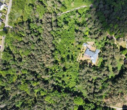 Ansicht von oben - 7 Zimmer Bungalow in Kirkel