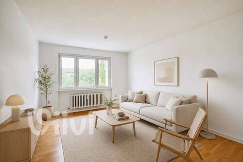Wohnzimmer Bsp. - 2 Zimmer Etagenwohnung zum Kaufen in Berlin