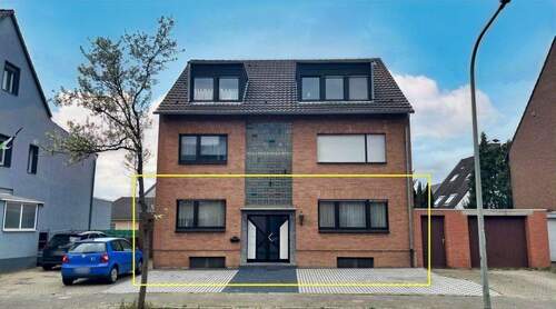 Front - *** Geräumige Erdgeschosswohnung in gepflegtem Dreiparteienhaus ***