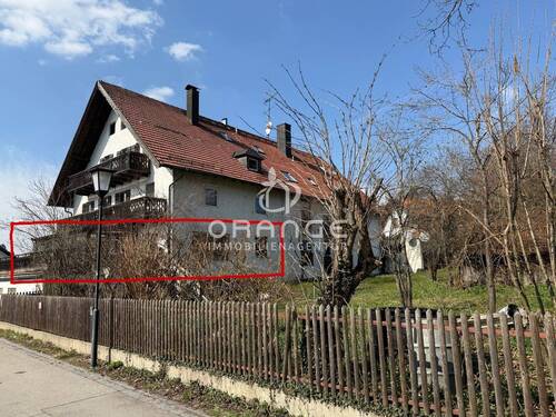 Hausansicht Südost - 3 Zimmer Etagenwohnung in Baierbrunn