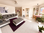 Wohn-Essbereich - 2 Zimmer Etagenwohnung zur Miete in Filderstadt