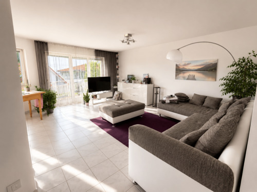Wohn-Essbereich - 2 Zimmer Etagenwohnung in Filderstadt