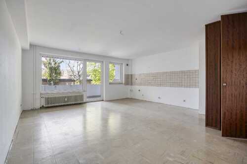 Wohn-/Kochbereich - Etagenwohnung mit 58,00 m&sup2; in Düsseldorf zur Miete