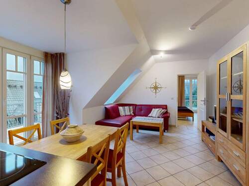 Wohn- und Essbereich - 2 Zimmer Etagenwohnung in Ostseebad Rerik