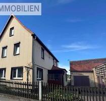 Einfamilienhaus mit großen Garten, Garage, Nebengelass in ruhiger Dorflage - Hainspitz