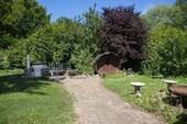 Garten mit Sauna - 