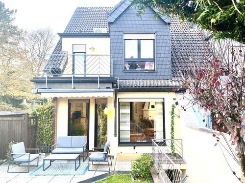 Gartenansicht - Einfamilienhaus mit 121,00 m&sup2; in Oberhausen zum Kaufen