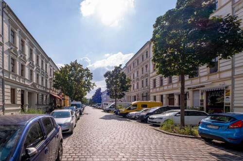 Blick in die Straße - 