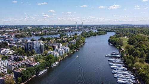Drohnenansicht Rummelsburger Bucht - 