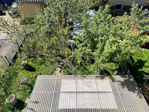 Gartensicht vom 2. OG (Loggia) - 