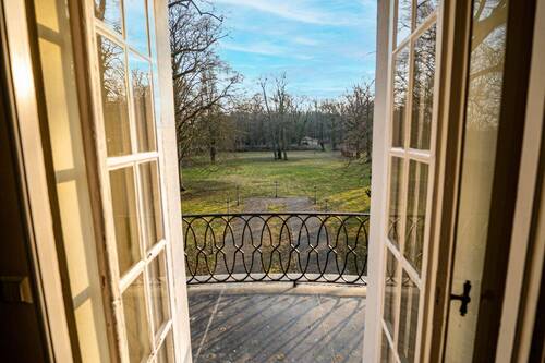 Blick vom Balkon aus Gästezimmer - Einfamilienhaus zum Kaufen in Neustadt (Dosse)