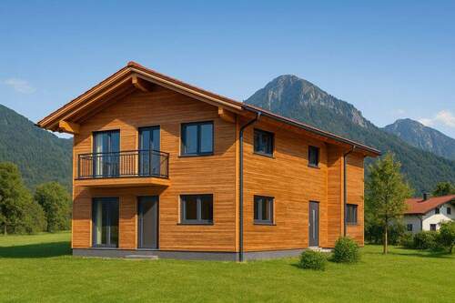 Beispiel Visualisierung Neubau - Sonniges Neubaugebiet inmitten der bayerischen Alpen - Ihr Baugrundstück am Wolfssee