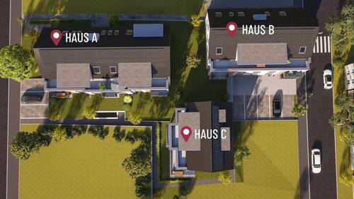3D_Vogelperspektive - Etagenwohnung mit 114,20 m² in Holzgerlingen zum Kaufen