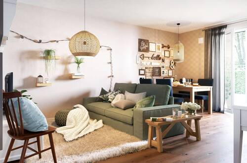 Bungalow-78-Wohnzimmer-1.jpg - 3 Zimmer Mehrfamilienhaus, Wohnhaus in Dauwelshausen