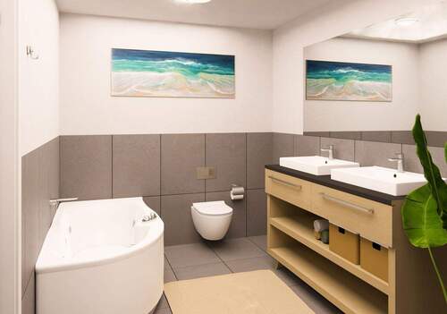 Visualisierung Badezimmervariante - 