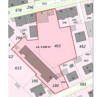 Baugrundstück 3.330 m² in Lünen Süd mit eingeschossigem Altbestand und Erschließung von 2 StraßenSeiten!
