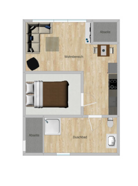 Aufteilung Dachgeschoss - 