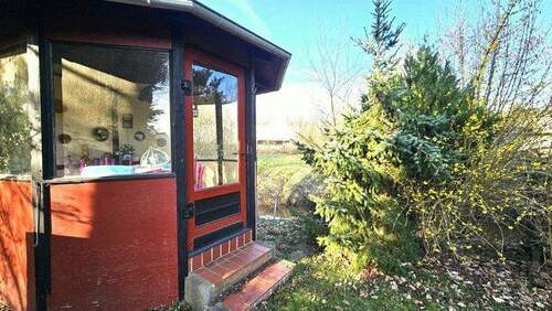 Gartenhaus direkt am Flußlauf - 