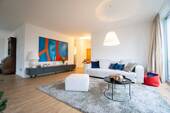 Wohnzimmer - 3 Zimmer Etagenwohnung zur Miete in Düsseldorf