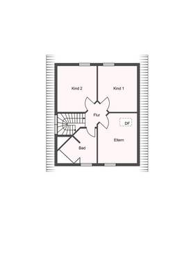 Dachgeschoss (Ursprungsplanung) - 