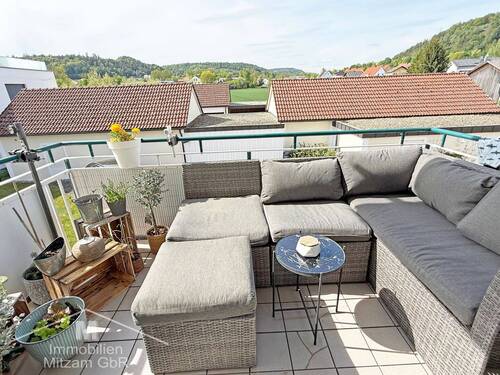 Westbalkon - 2 Zimmer Etagenwohnung in Beilngries