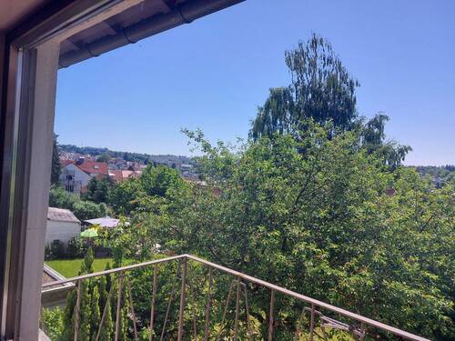 Balkonaussicht - 6 Zimmer Einfamilienhaus zum Kaufen in Waldbronn