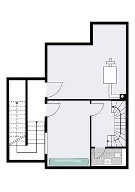 Untergeschoss - 6 Zimmer Reihenendhaus in Kirchheim unter Teck