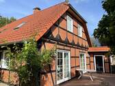 Ansicht Terrasse - Einfamilienhaus mit Charme nahe der Elbe