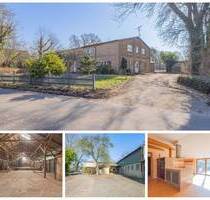 Resthof mit jeder Menge Platz: zwei Wohneinheiten, 5.360 m² Grundstück, 20x15 m Halle u. Stallungen - Erfde