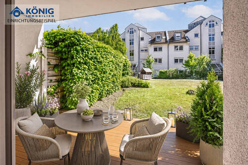 Terrasse gestagt - 