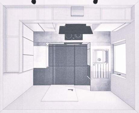 Skizze vom Küchenbauer - 