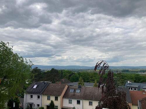 Fernsicht von der Wohnung auf die umliegende Landschaft - 