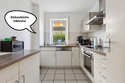 Blick in die Küche - 