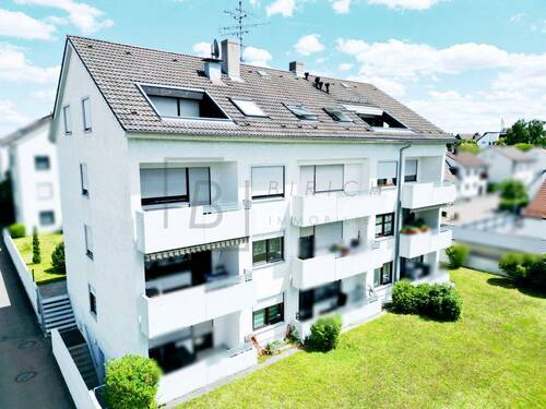 Drohnenaufnahme - 3 Zimmer Etagenwohnung zum Kaufen in Senden
