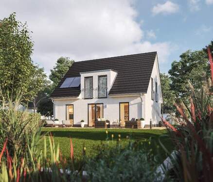 Flair 134 - Gartenansicht - 6 Zimmer Einfamilienhaus zum Kaufen in Nägelstedt